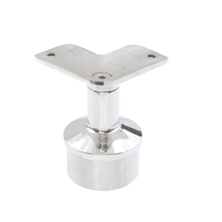 Saddle Fixed suits Round 2" 3.0mm Handrail Satin Finish