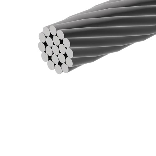 Stainless Wire Rope 1x19 3.2mm Marine Grade AISI 316 25 Metres