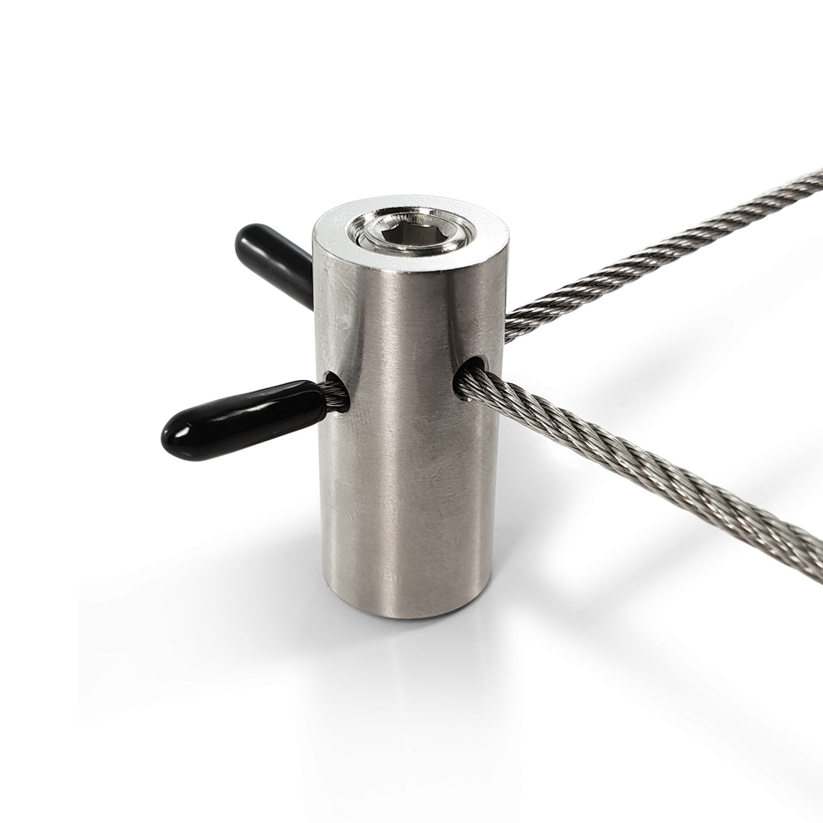 BlackLine Espaliex Trellis Wire Hub 42mm for Espalier/Green Wall Stainless Steel  (Black)