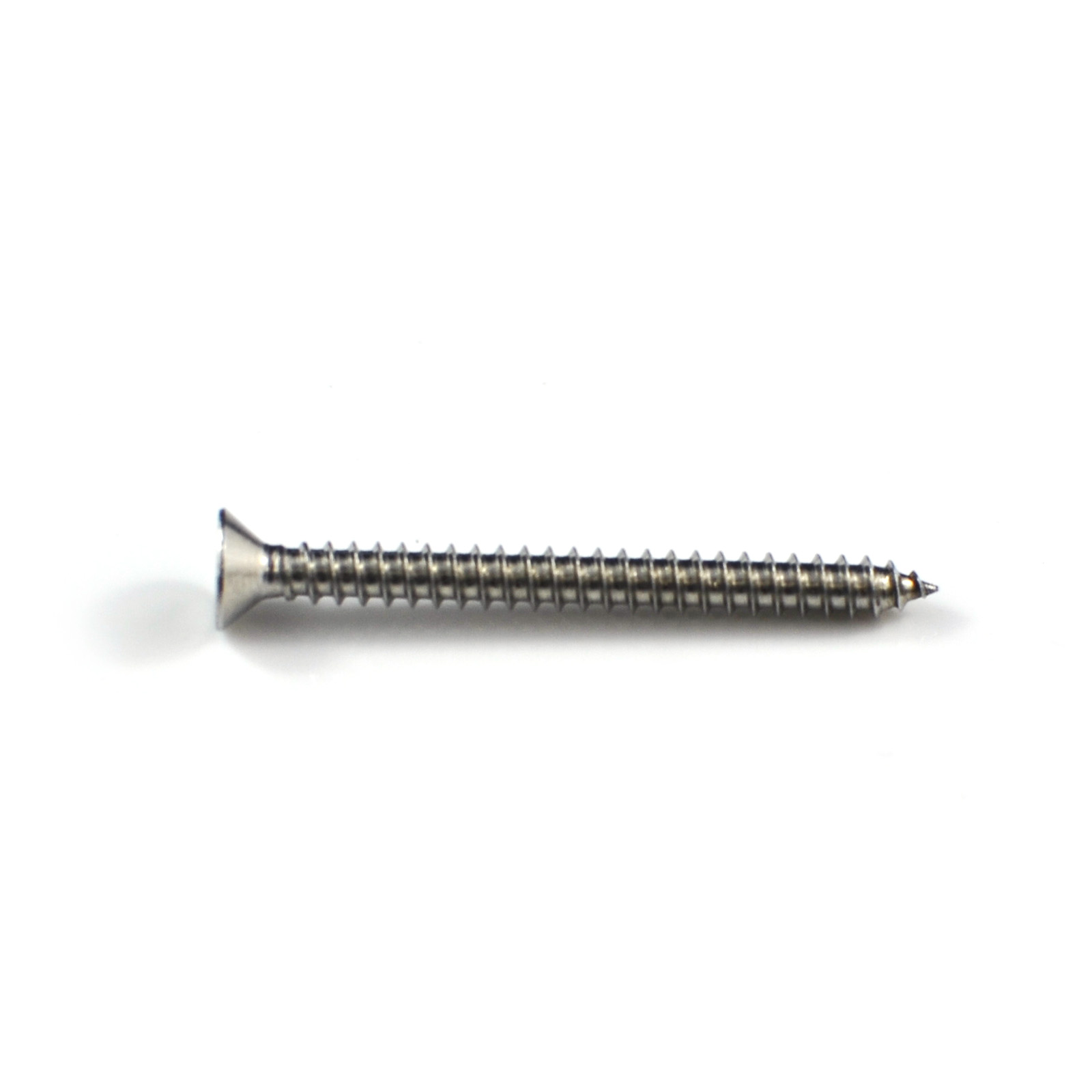 Self Tapping Screw 6G x 1.5" (38mm) Countersunk Phillips Drive 316 Stainless Steel - 100qty