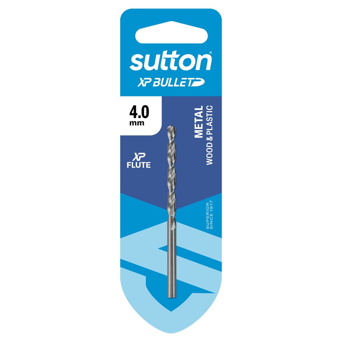 Sutton Drill Bit XP Bullet Metric HSS 4.0mm - 1qty