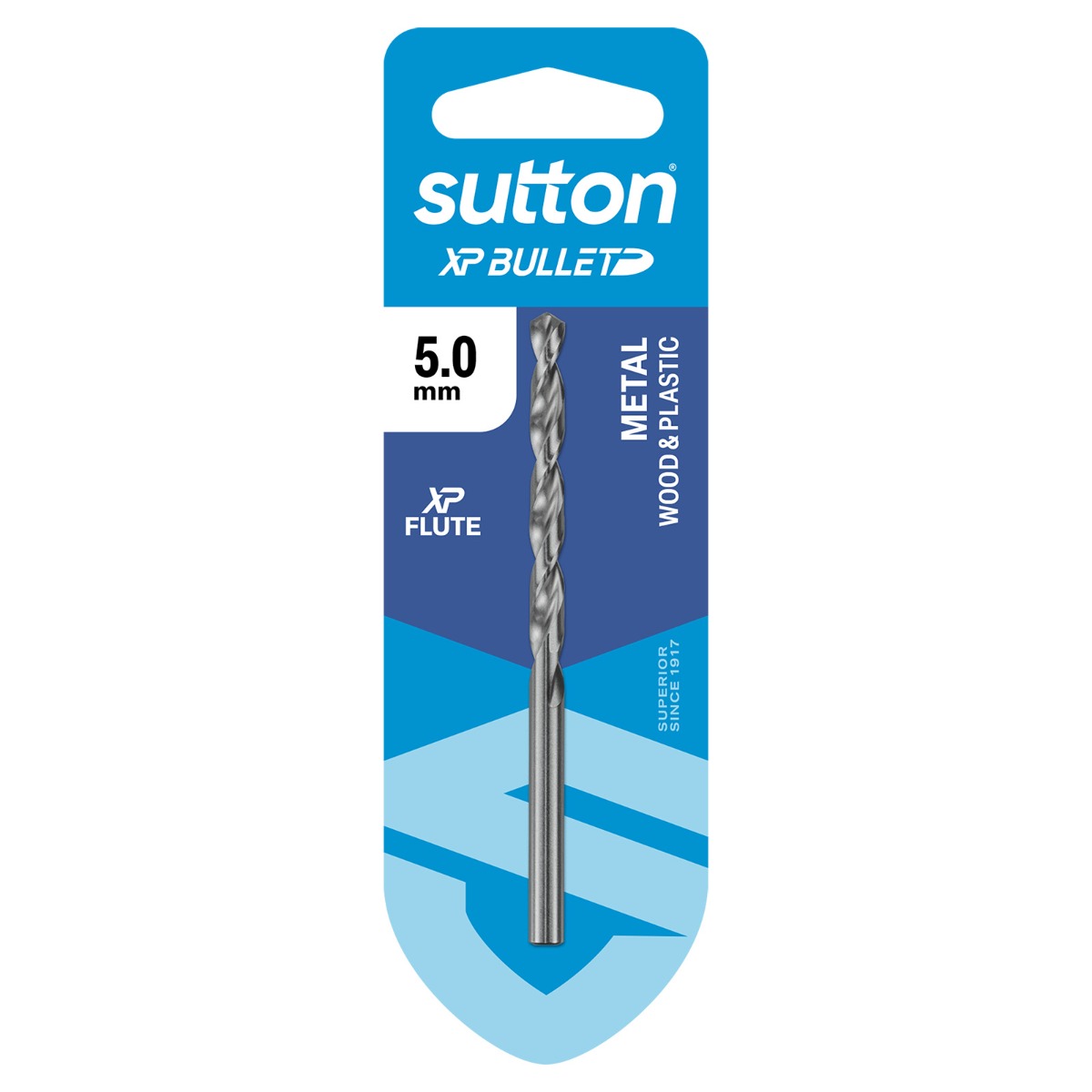 Sutton Drill Bit XP Bullet Metric HSS 5.0mm - 1qty