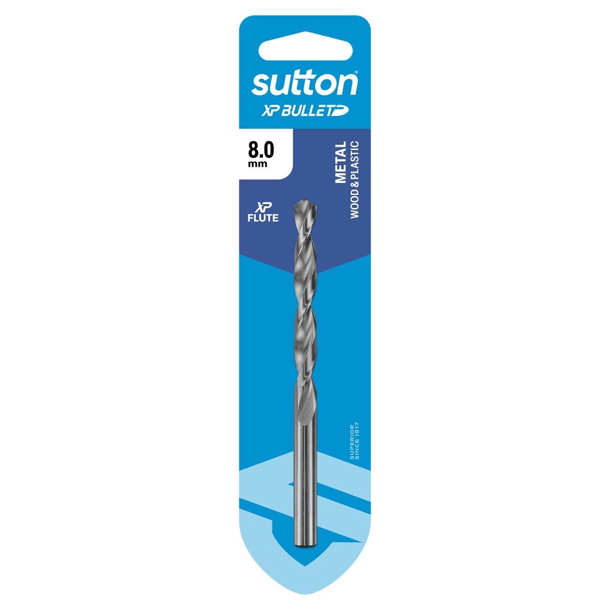 Sutton Drill Bit XP Bullet Metric HSS 8.0mm - 1qty