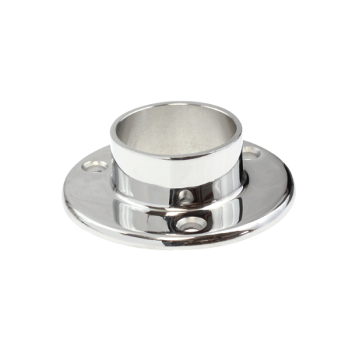 Base Plate suits 2" 1.6mm Round Tube Mirror Polish