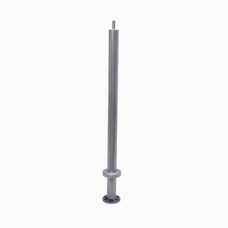 Stainless Standard Round Corner Post 2" 3.0mm for Round Handrail Satin with No Holes