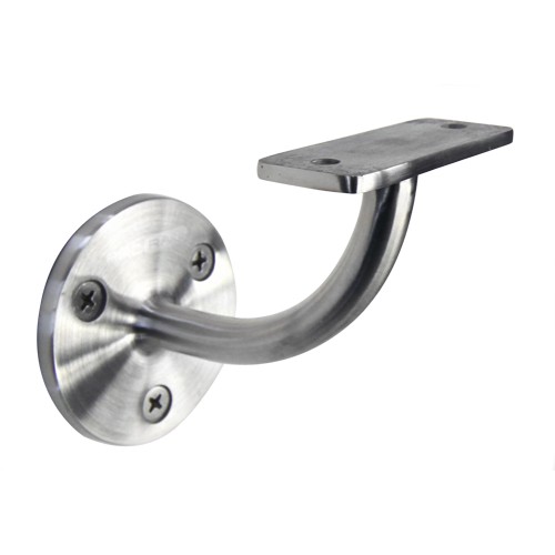 Handrail Bracket for Flat Handrail Satin Finish