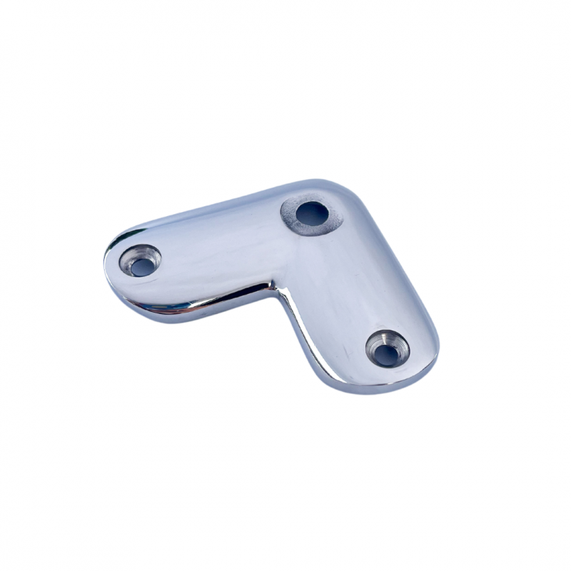 Stainless Standard Round Corner Post 2" 3.0mm for Round Handrail Mirror with 11 RHT holes