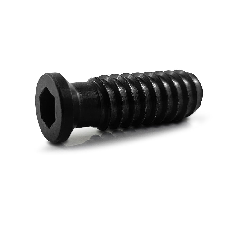 Black PVD Threaded Timber Insert M6 Left Hand Thread Stainless Steel (Black)