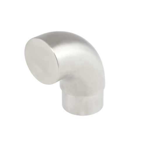 End Fitting Scroll suits 2" 1.6mm Round Tube Satin Finish