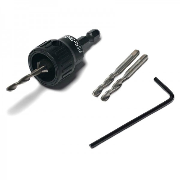 12 Gauge SMART-BIT Predrill Countersink Tool + 2 Drills