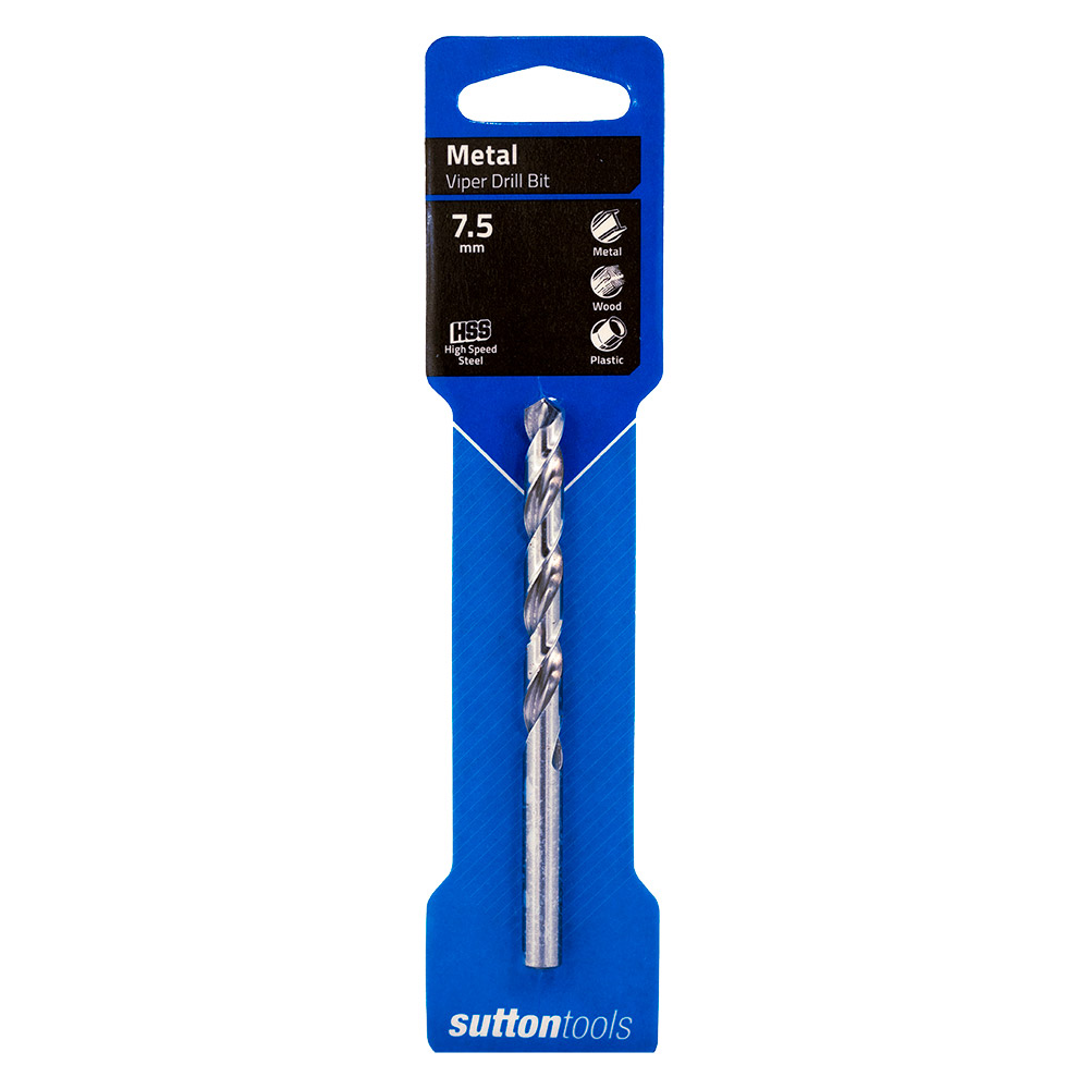 Sutton Viper HSS Drill Bit 7.5mm