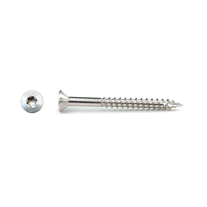 1000 Decking Screws 10 Gauge 50mm Torx Stainless Steel 304 + EZ-BIT + 2qty Drive Bits